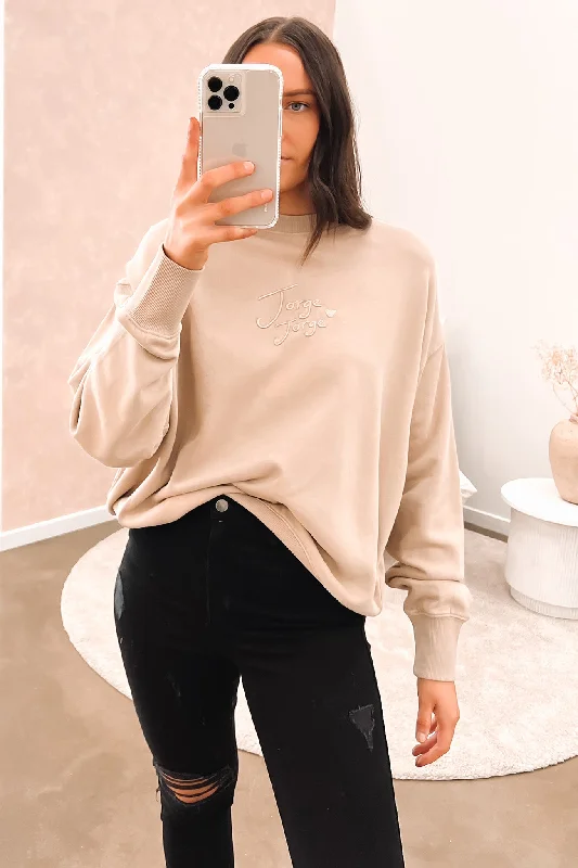 Elegant and noble Jorge Heart Fleece Tan