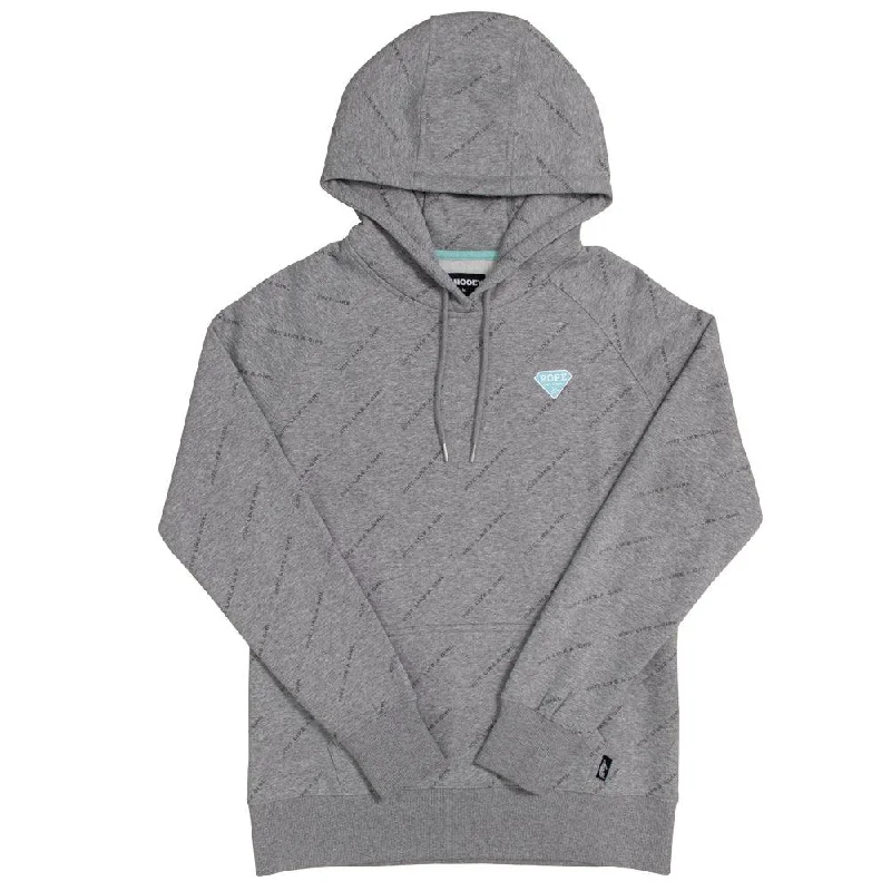 Knitted Design "Rope Like A Girl " Grey Hoody