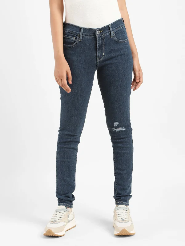 Extra long version Women's Mid Rise 710 Super Skinny Jeans