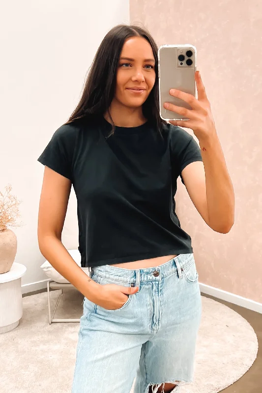 Slim Fit Everyday Tee Washed Black