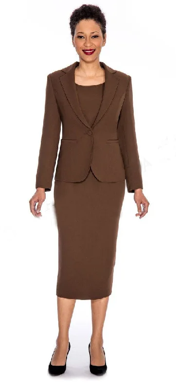 Comfortable And Simple Giovanna Usher Suit 0707-Chocolate