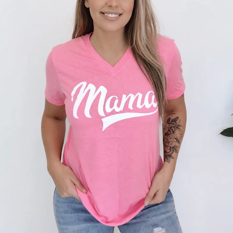 Sports Zipper Style Mama Neon Pink