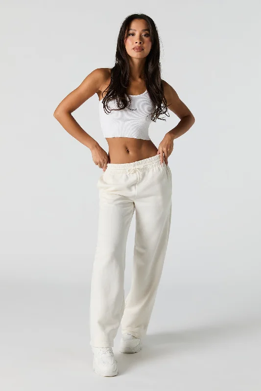 Luxury and fashionable Fleece Straight Leg Sweatpant