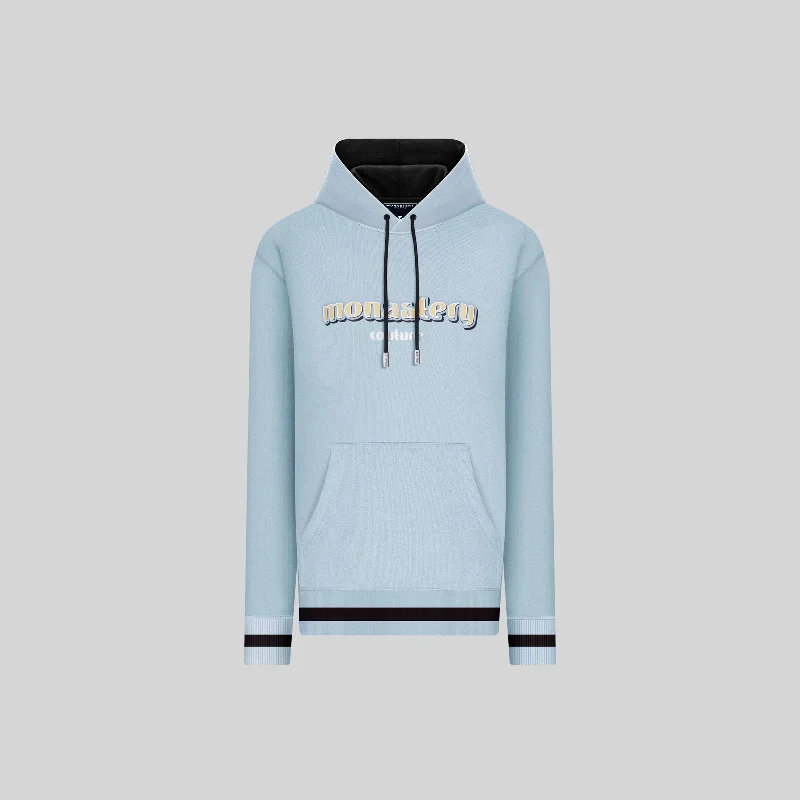 Sports litigation style AQUARIUS BLUE HOODIE