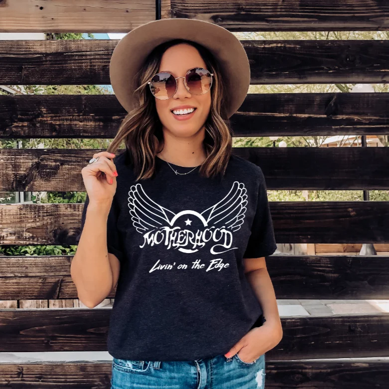 High-end atmosphere Aerosmith Mama Tee • Charcoal