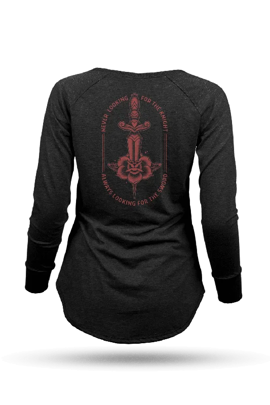 Creative Style Never the Knight - Women's Long-Sleeve Shirt