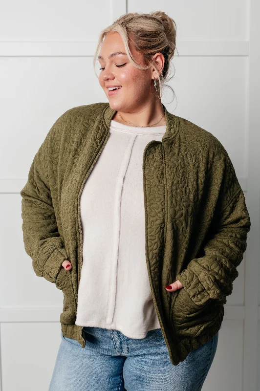 Innovative Design Jungle Explorer Quilted Zip Up Jacket