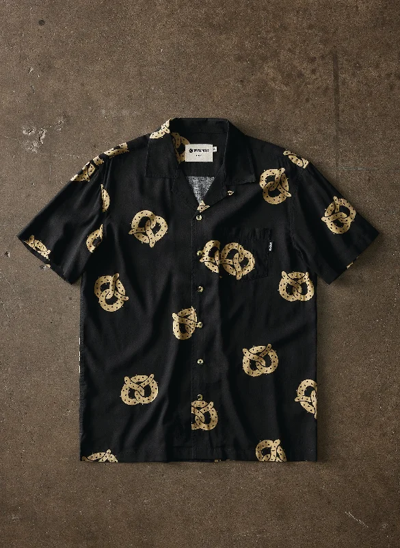 Retro Lace Fabric Don't Get It Twisted Button-Up