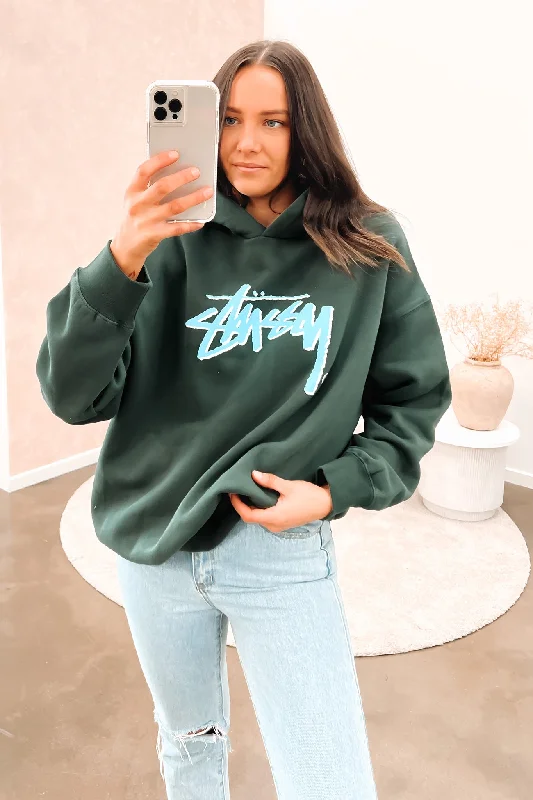 Personalized print Shadow Stock Oversized Hood Fern