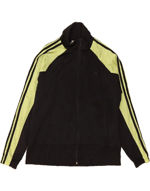 Avant-garde trend ADIDAS Womens Tracksuit Top Jacket UK 18 XL Black Colourblock Polyester Avant-garde trend ADIDAS Womens Tracksuit Top Jacket UK 18 XL Black Colourblock Polyester