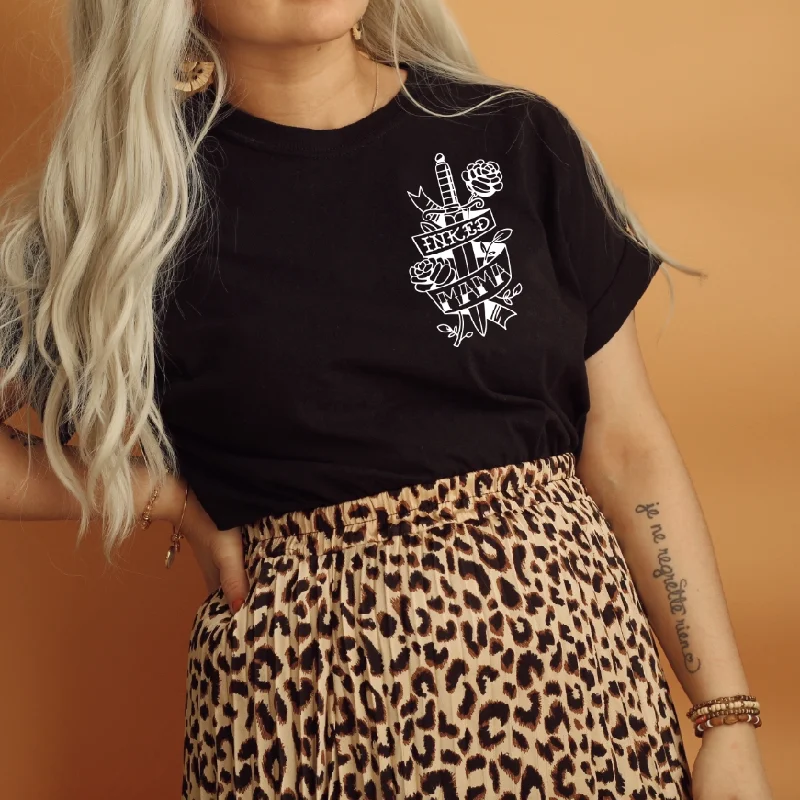 Street Show-off Style Inked Mama • Black Tee