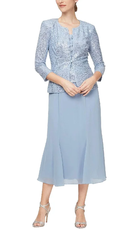 Street Fashion Style Alex Evenings 8427721 - Beaded Formal Plus Size Dress with Jacket Street Fashion Style Alex Evenings 8427721 - Beaded Formal Plus Size Dress with Jacket