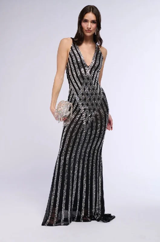 Trendy Traveler EVERLY EMBELLISHED MAXI DRESS