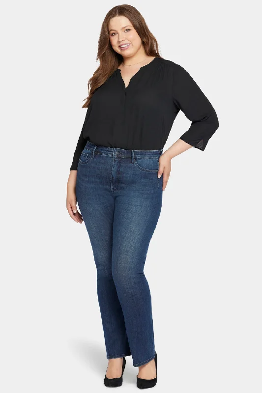 Comfortable down Le Silhouette Slim Bootcut Jeans In Plus Size - Precious
