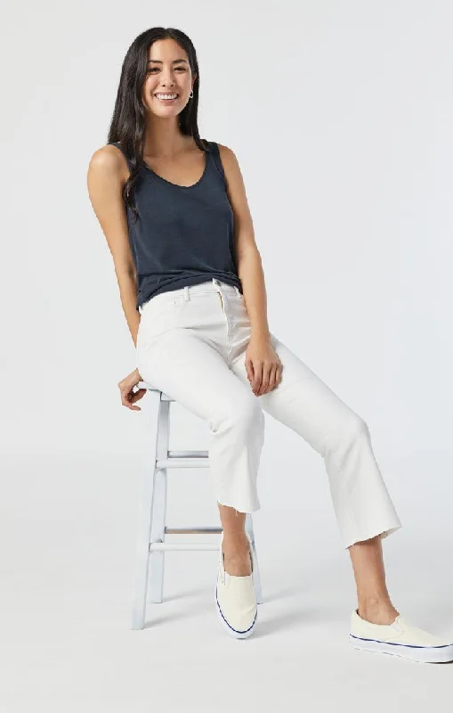 Creative Style ANIKA CROP FLARE IN OFF-WHITE LA VINTAGE