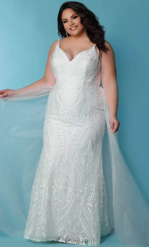 Trendy Traveler Sydney's Closet Bridal SC5287 - Sleeveless Embroidered Wedding Dress Trendy Traveler Sydney's Closet Bridal SC5287 - Sleeveless Embroidered Wedding Dress
