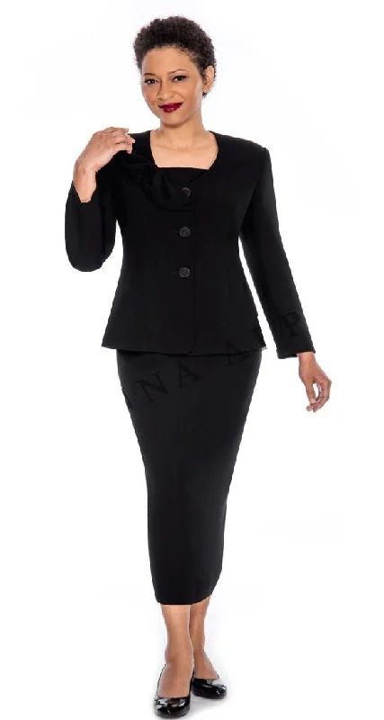 Retro Design Giovanna Usher Suit 0653-Black