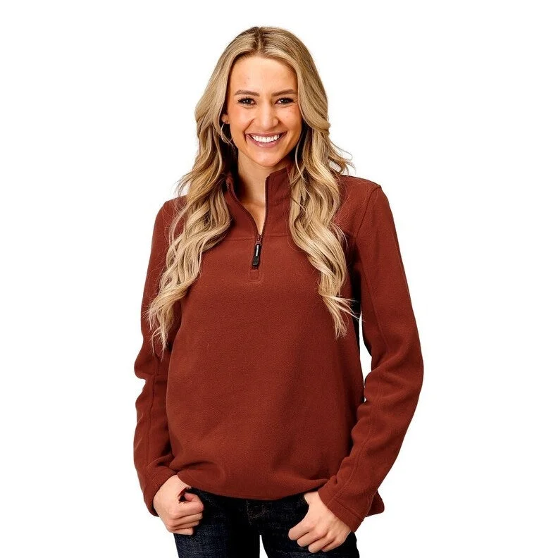 Elegant And Elegant Roper Western Sweatshirt Womens Pull Over 1/4 Zip 03-098-0692-6158 RT Elegant And Elegant Roper Western Sweatshirt Womens Pull Over 1/4 Zip 03-098-0692-6158 RT