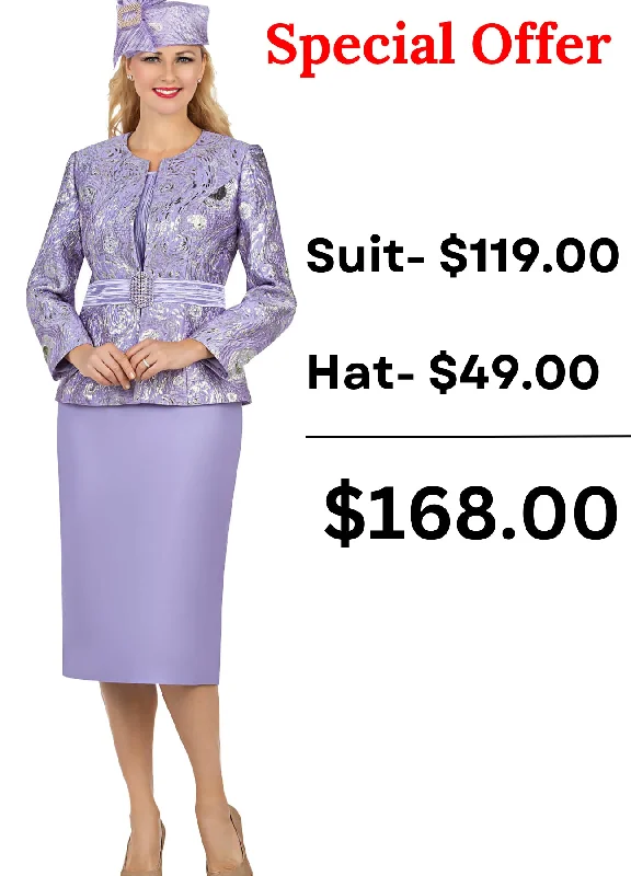 Street Style Suit Giovanna Suit G1132C-Lilac