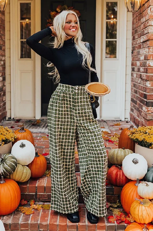 Hip-hop Style The Finley High Waist Wide Leg Pants
