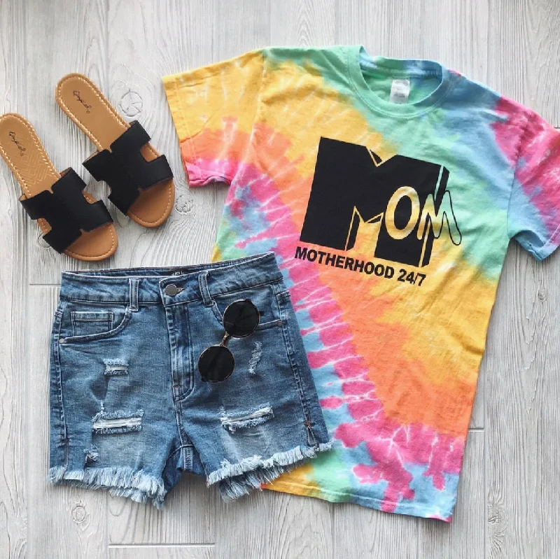Creative Style Mom Life 24/7 • Tie-Dye Tee
