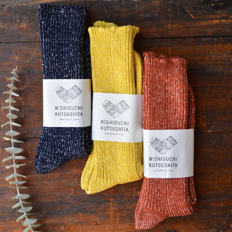 Street Style Suit Boston Ribbed Hemp/Cotton Socks (Adults)