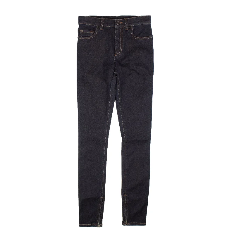 Street Personality Style Blue Skinny Jeans