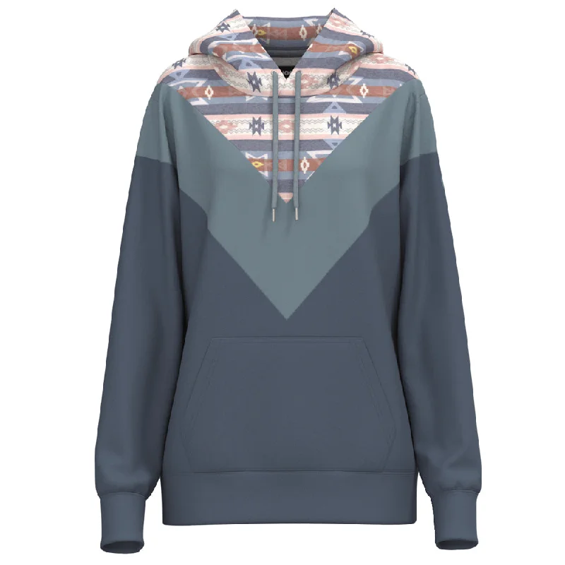 Printing decoration "Berkley" Aztec/ Blue  Hoody