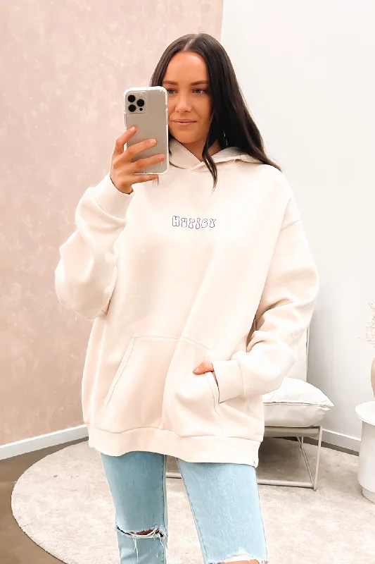 Sports Fitness Style Issey Oversized Pullover Perfectly Pale