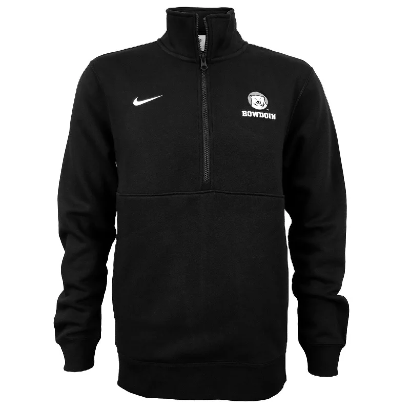 Luxury and fashionable Club Fleece ½-Zip with Medallion and Bowdoin from Nike