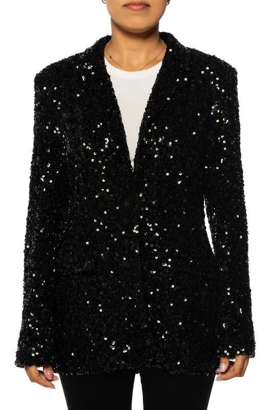 Sports fitness shoes ISA-SEQUIN-BLACK BLAZER