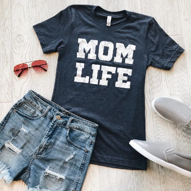 Fashionable sports Marble Print • Navy Tee