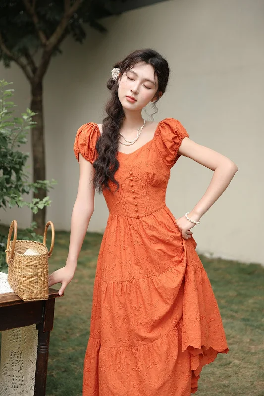 British casual A-line Maxi Dress for Women