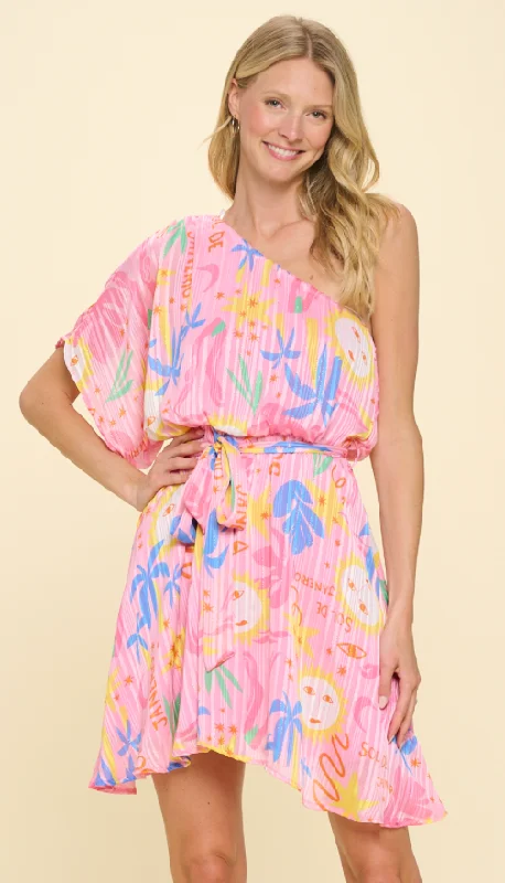 Innovative Design One Shoulder Sol De Janeiro Dress