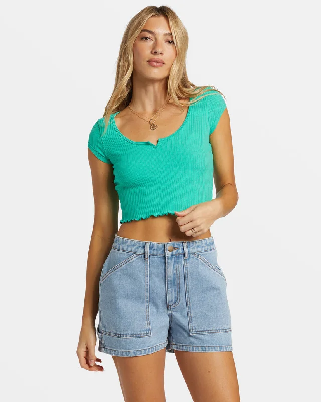 Exquisite workmanship Billabong Notch Tee-Tropical Green