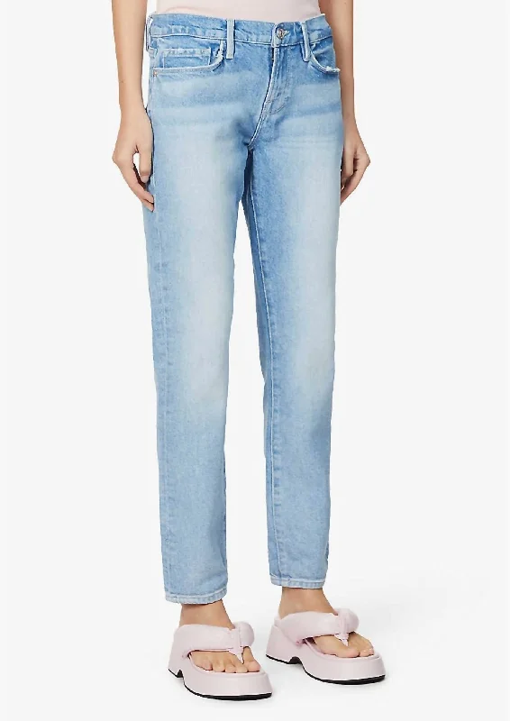 Retro Design Le Garcon Galeston Jeans In Blue