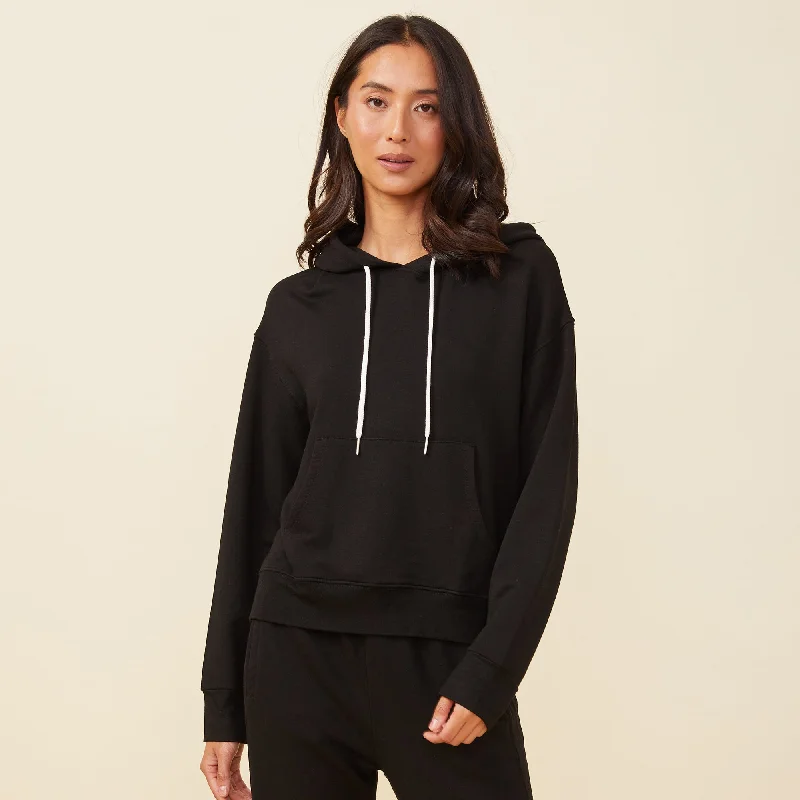 Moisture wicking Supersoft Fleece Drawcord Hoody