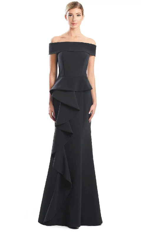Comfortable down Alexander by Daymor 1756S23 - Minimalistic Off Shoulder Gown