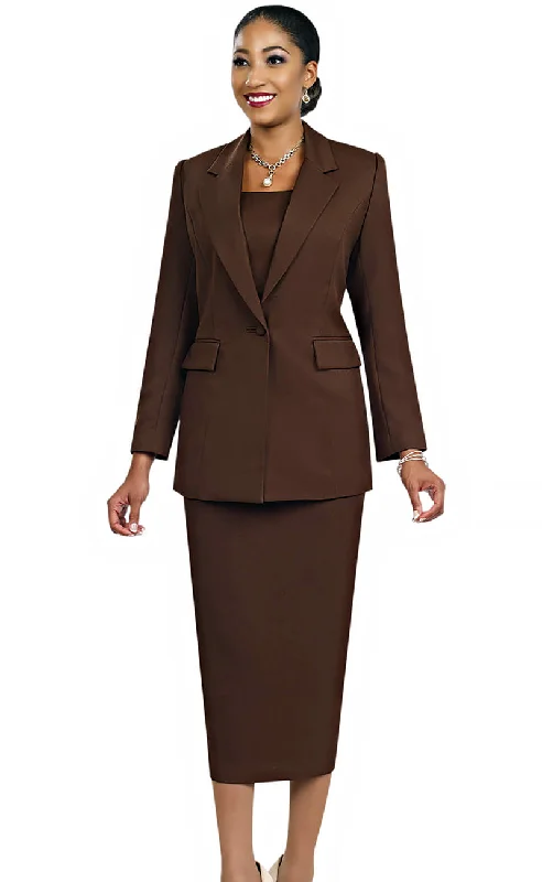 Wandering freely Ben Marc Usher Suit 2295C-Chocolate