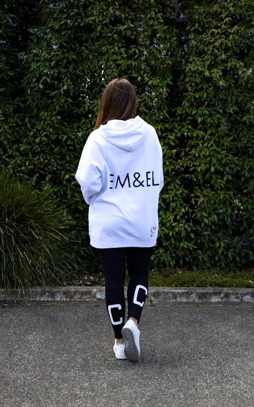 Printed pattern TRILOGY HOODY WHITE