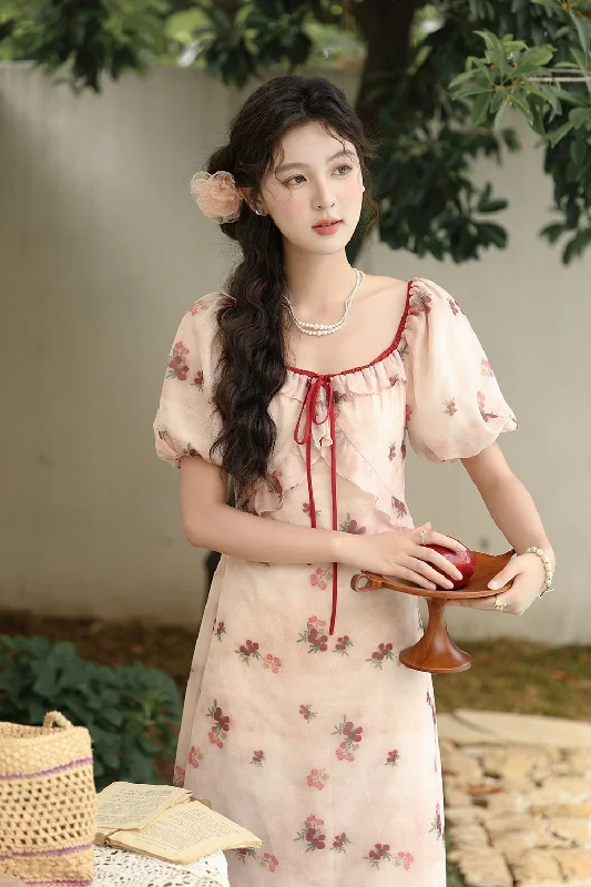 Sports outdoor style Floral Maxi Dress for Women