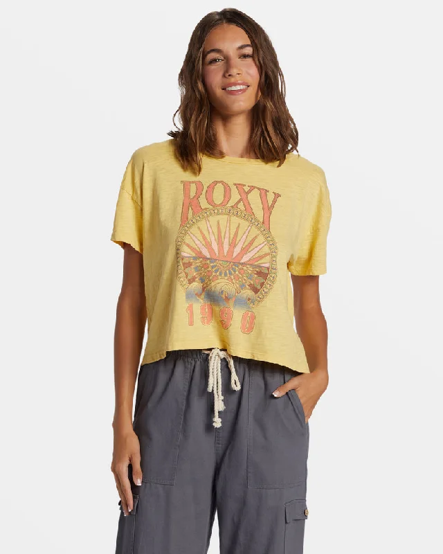 Sports Jumpsuit Roxy Surfs Up Tee-Cornsilk