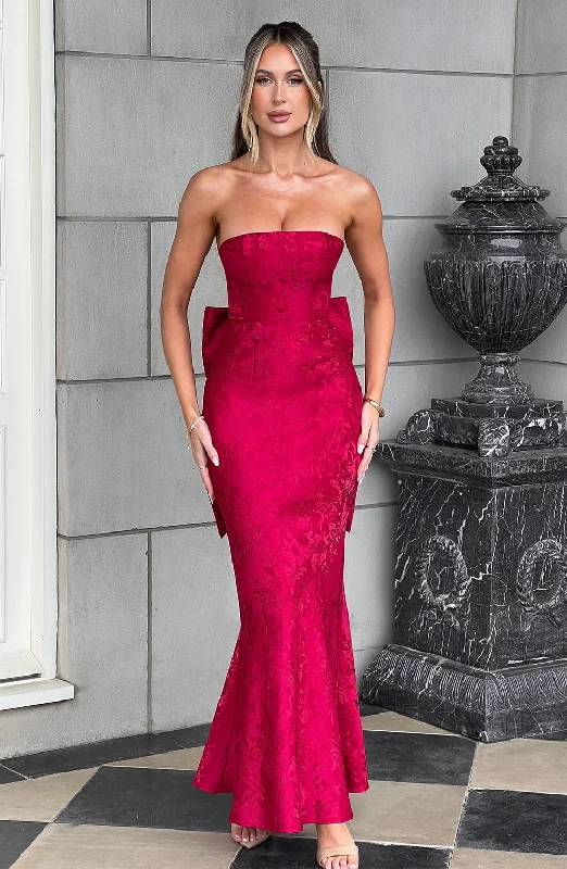 Creative Style Felicity Maxi Dress - Red