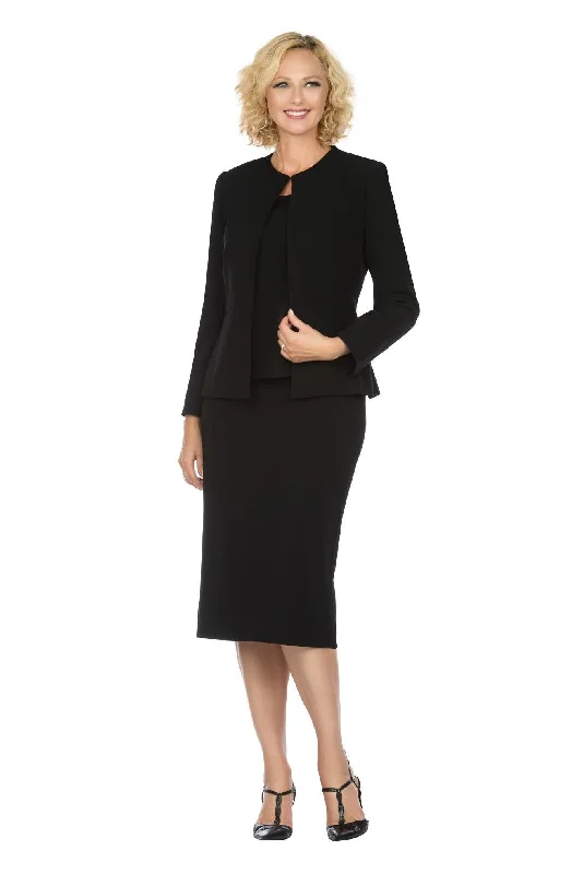 Celebrity Style Giovanna Usher Suit S0721-Black
