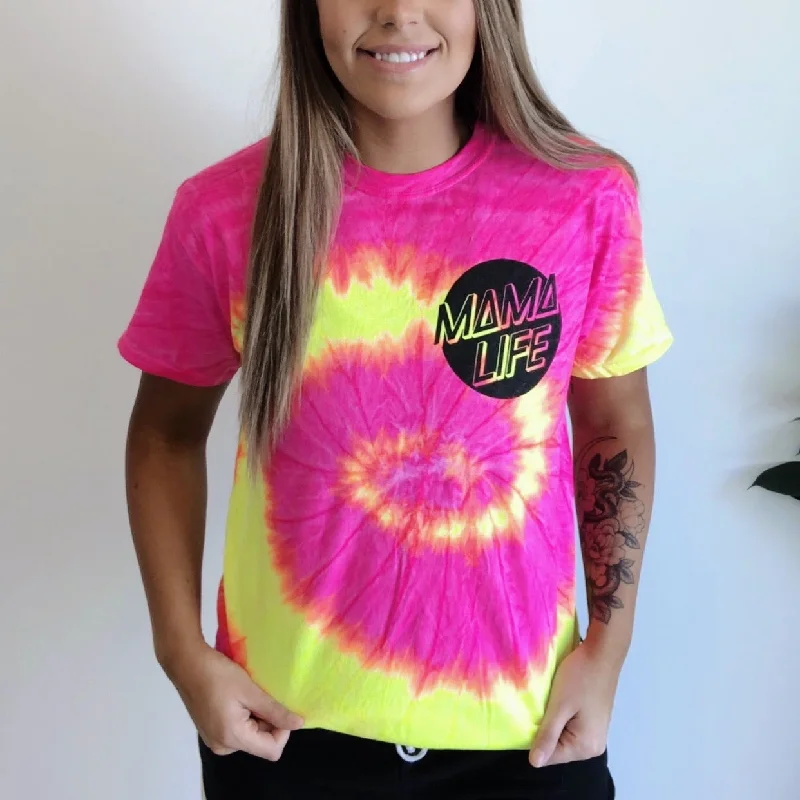 Sports Functional Style Fluorescent Skater Mama • Tee Shirt