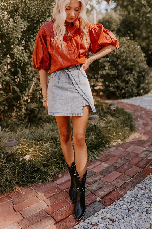 Boutique style The Evelyn High Waist Asymmetrical Skort
