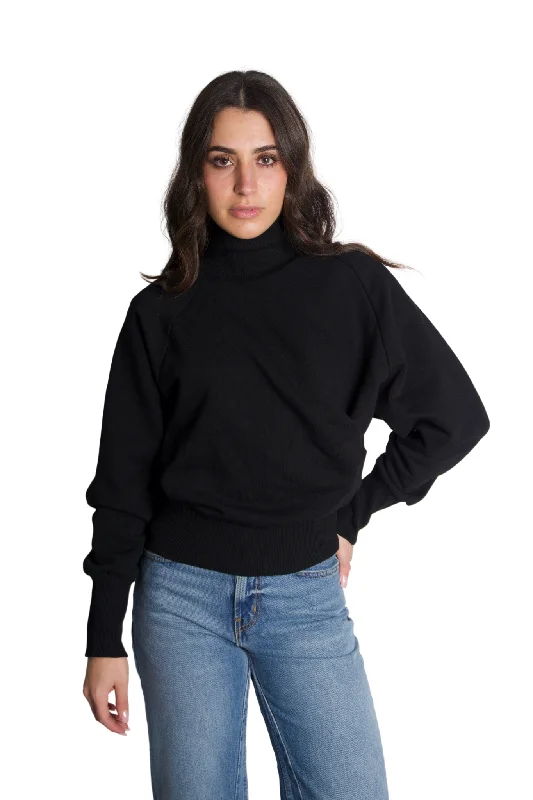 Classic style Draped Turtleneck