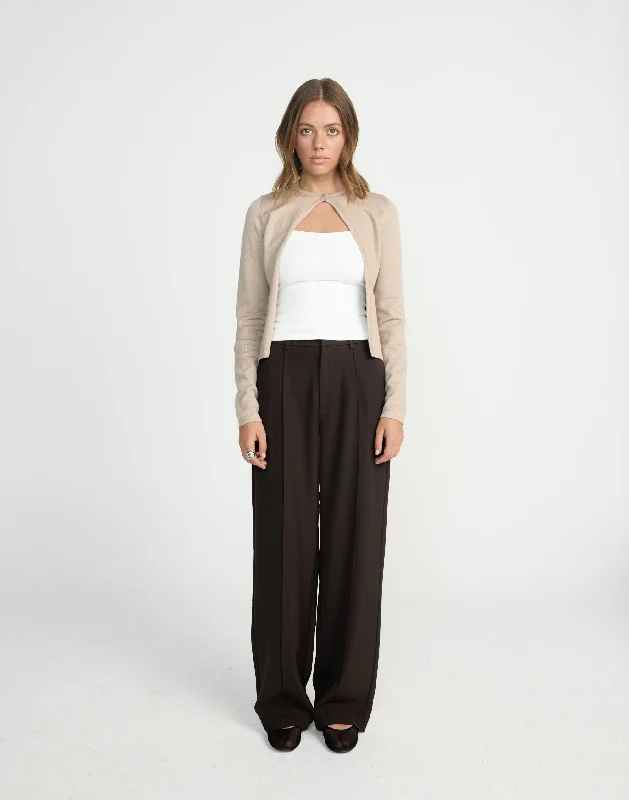 Sports And Leisure Sonnet Long Sleeve Top (Mocha)