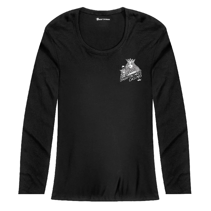 Hip-hop Style Casino Queen Women's Long Sleeve Shirt