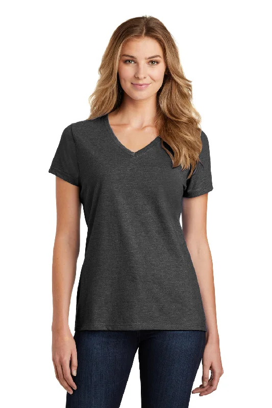 Sports Tights Port & Company Womens Fan Favorite Short Sleeve V-Neck T-Shirt - Heather Black Sports Tights Port & Company Womens Fan Favorite Short Sleeve V-Neck T-Shirt - Heather Black
